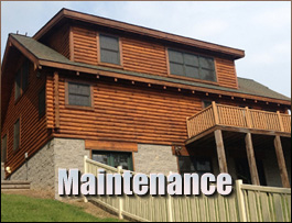  Corydon, Kentucky Log Home Maintenance
