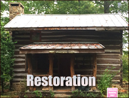 Historic Log Cabin Restoration  Corydon, Kentucky
